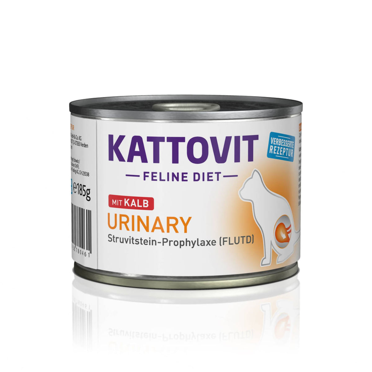 KATTOVIT Urinary, Vițel, dietă veterinară, conservă hrană umedă pisici, sistem urinar, (în aspic), 185g - 1 | YEO