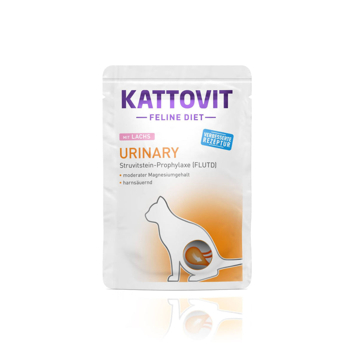 KATTOVIT Urinary, Somon, dietă veterinară, plic hrană umedă pisici, sistem urinar, (în sos), bax, 85g x 24buc - 2 | YEO