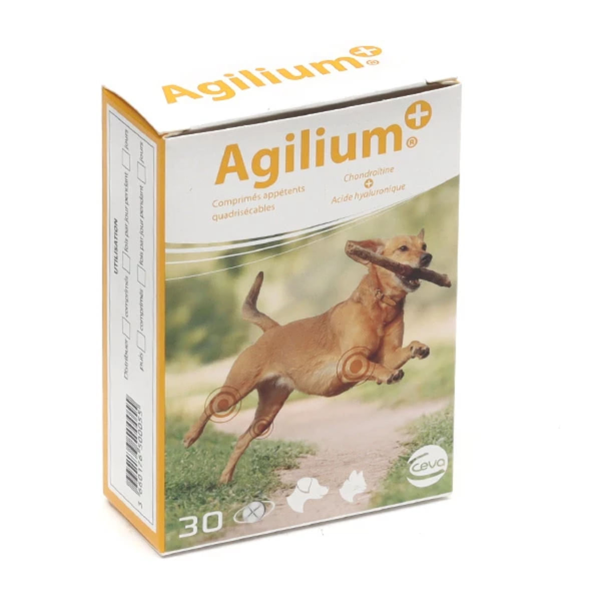 AGILIUM Plus, supliment sistem articular câini, comprimate AGILIUM Plus, XS-XL, supliment sistem articular câini și pisici, cutie, 30 comprimate - 1 | YEO