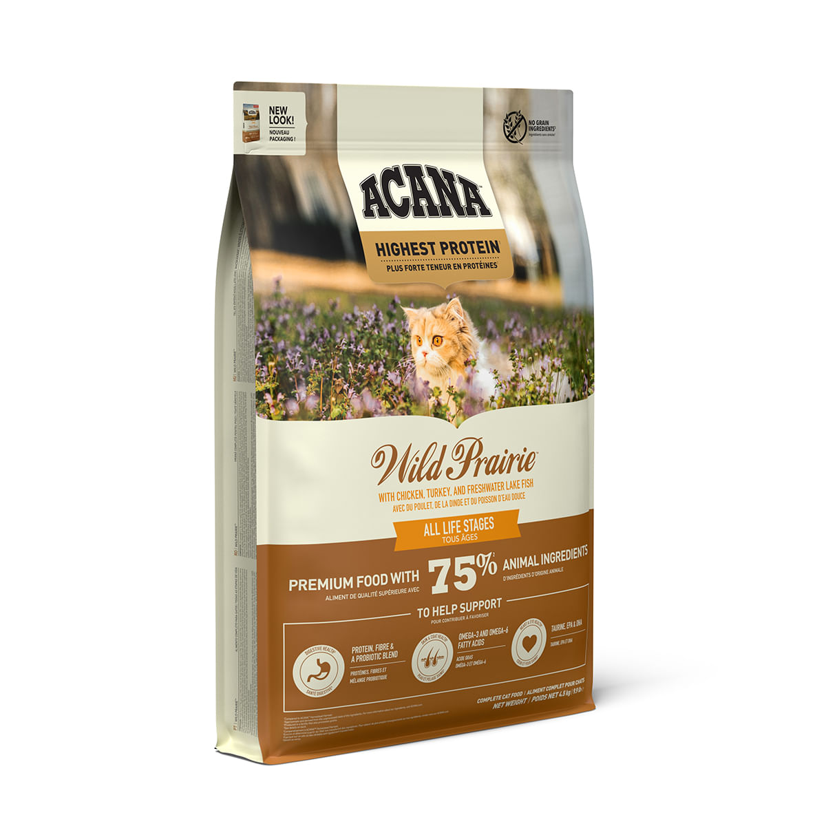 ACANA Highest Protein Wild Prairie, hrană uscată fără cereale pisici ACANA Regionals Wild Prairie, hrană uscată fără cereale pisici, 4.5kg - 1 | YEO