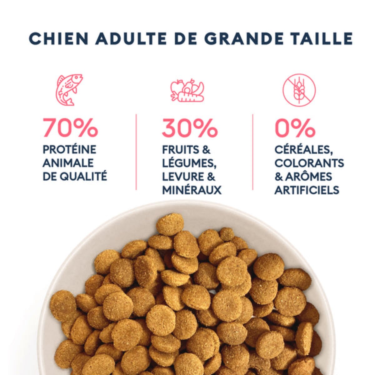 MARLY&DAN Adult Large Breed, L-XL, Somon, hrană uscată fără cereale câini, 12kg - 3 | YEO