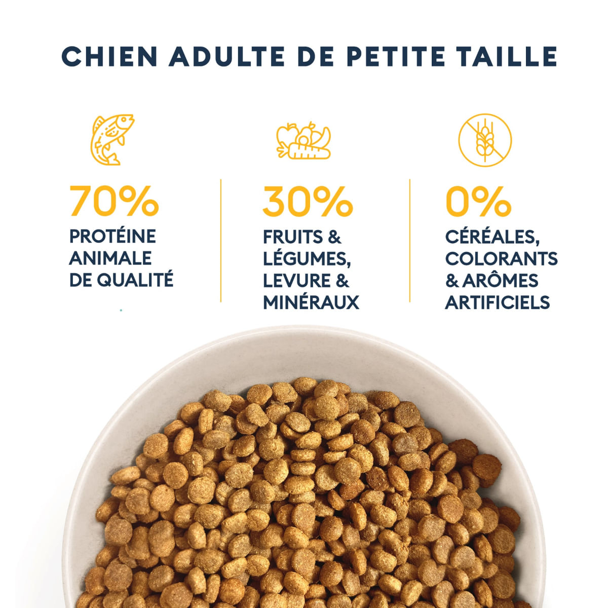 MARLY&DAN Adult Small Breed, XS-S, Somon, hrană uscată fără cereale câini, 1.5kg - 3 | YEO