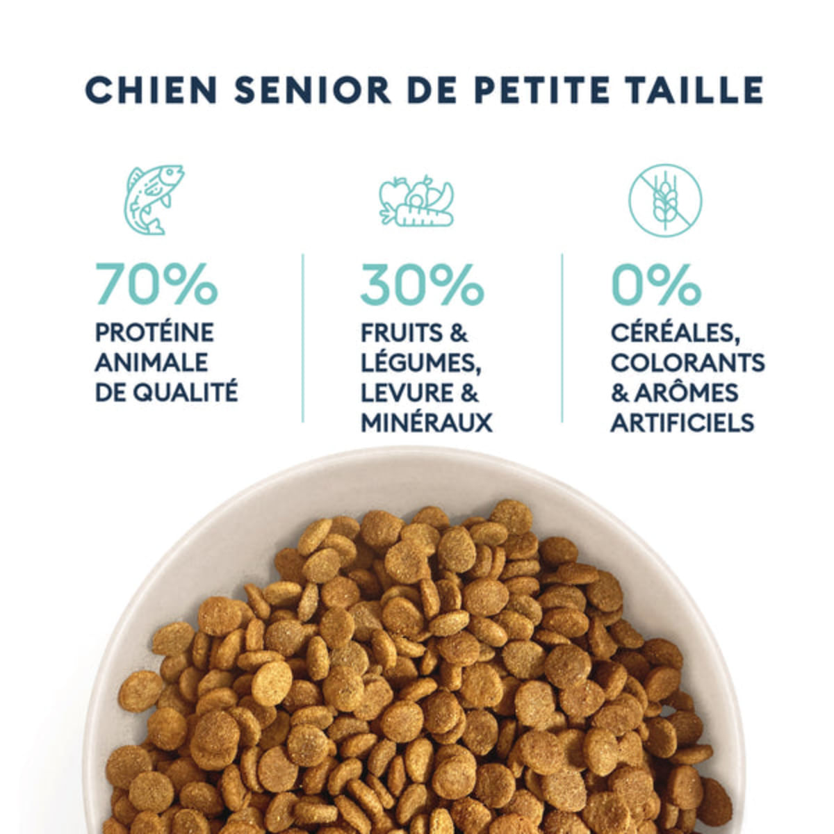 MARLY&DAN Senior Small Breed, XS-S, Somon, hrană uscată fără cereale câini senior, 1.5kg - 3 | YEO