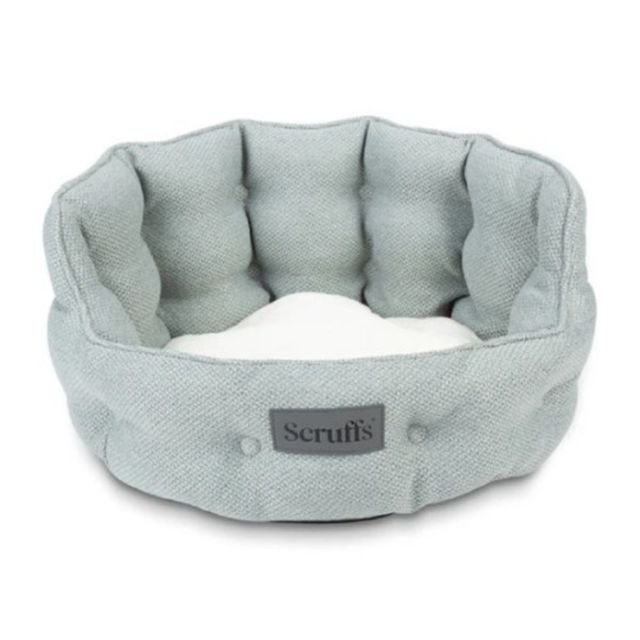 SCRUFFS Seattle Cat Topaz, pat rotund pisici, poliester, gri, ⌀45cm