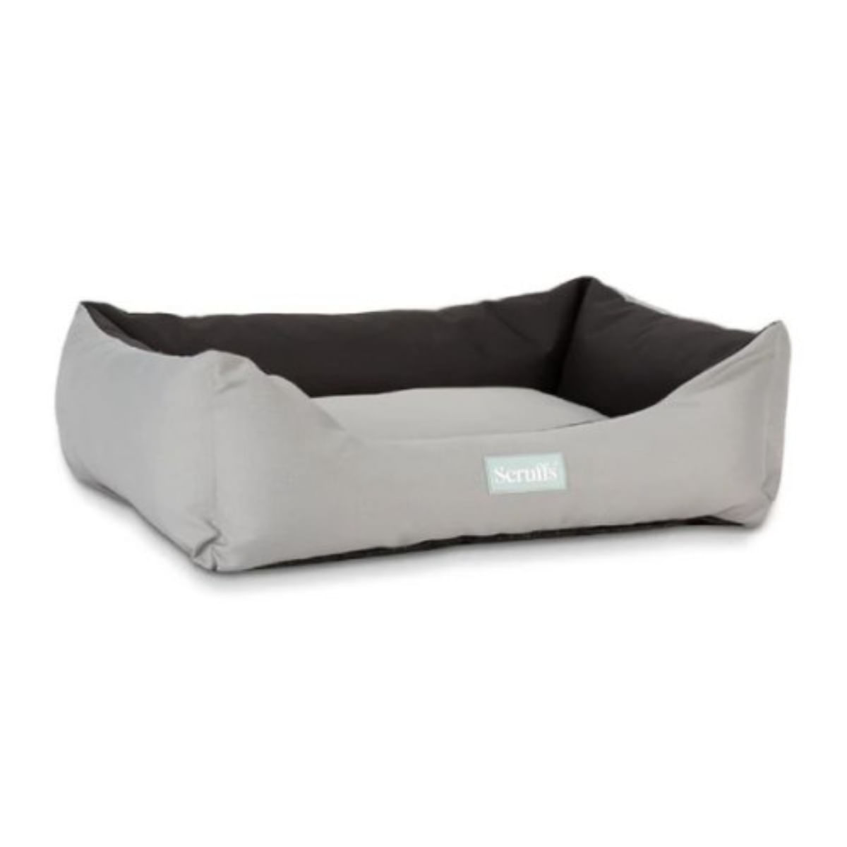 SCRUFFS Expedition, pat dreptunghiular câini, poliester, impermeabil, gri, 75x60cm - 1 | YEO