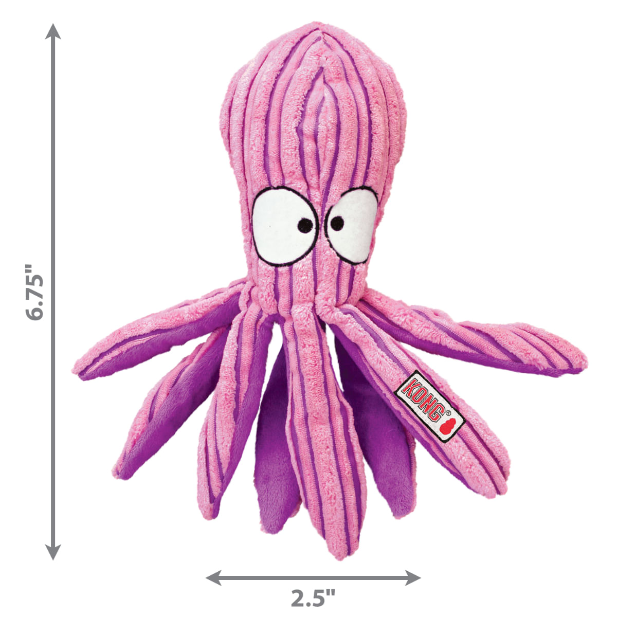 KONG CuteSeas Octopus, jucărie de pluș câini, cu sunet, pluș KONG CuteSeas Octopus, jucărie de pluș câini S, cu sunet, pluș, roz, 1buc
