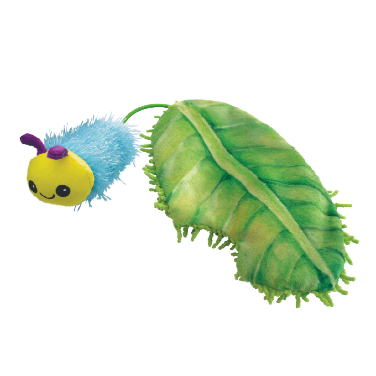 KONG Flingaroo Caterpillar, jucărie stimulare pândă pisici, catnip, textil, multicolor, 1buc - 2 | YEO