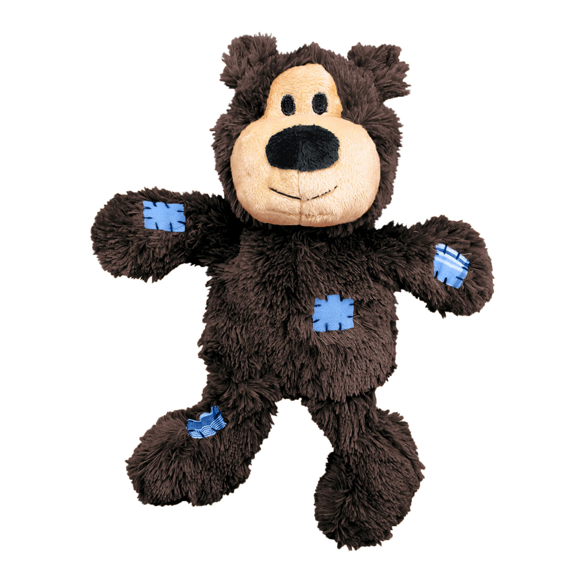 KONG Wild Knots Bear, jucărie sfoară câini, cu sunet, pluș KONG Wild Knots Bear, jucărie sfoară câini S, cu sunet, pluș, maro, 1buc - 3 | YEO