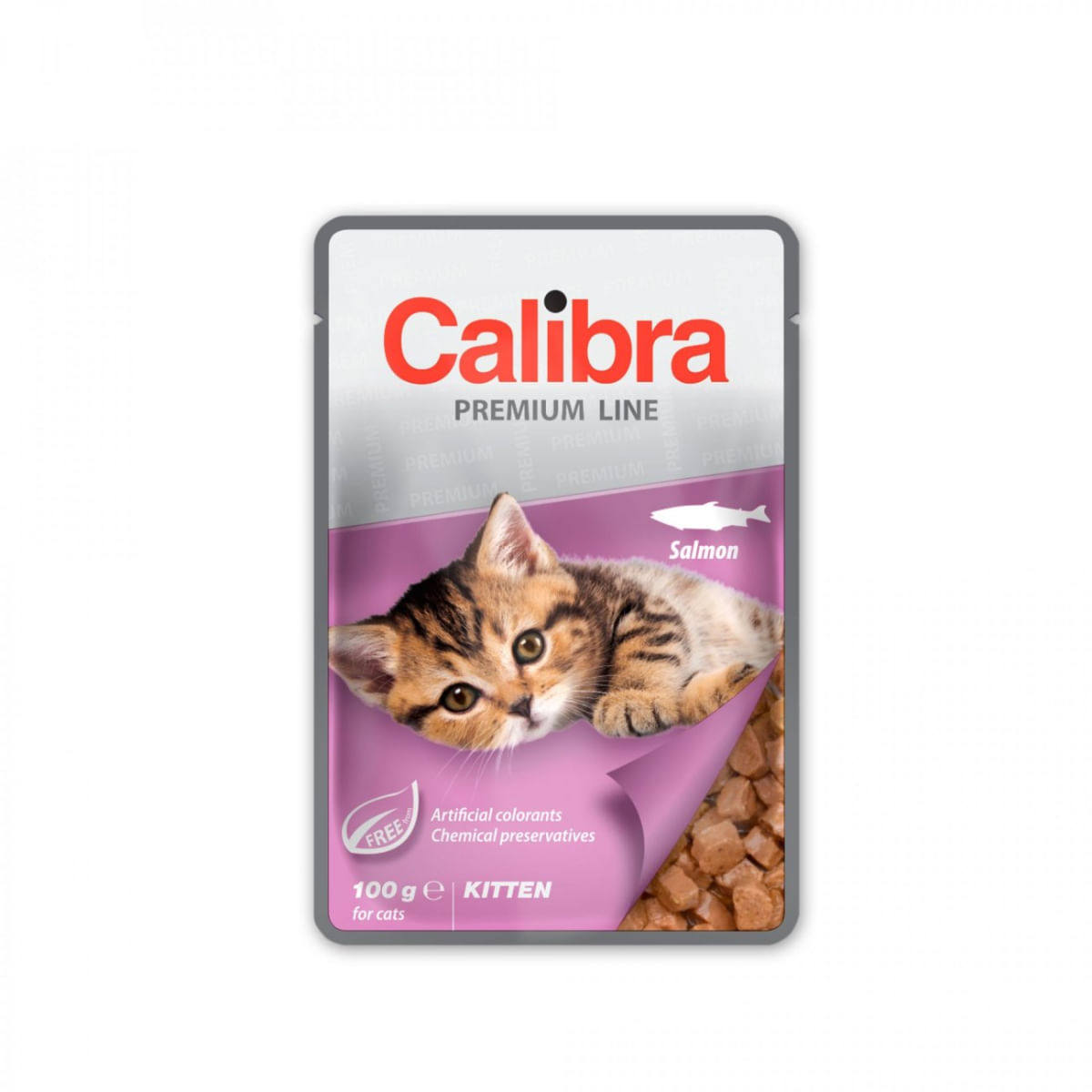 CALIBRA Premium Line Kitten, Somon, plic hrană umedă pisici junior, (în suc propriu), 100g - 1 | YEO