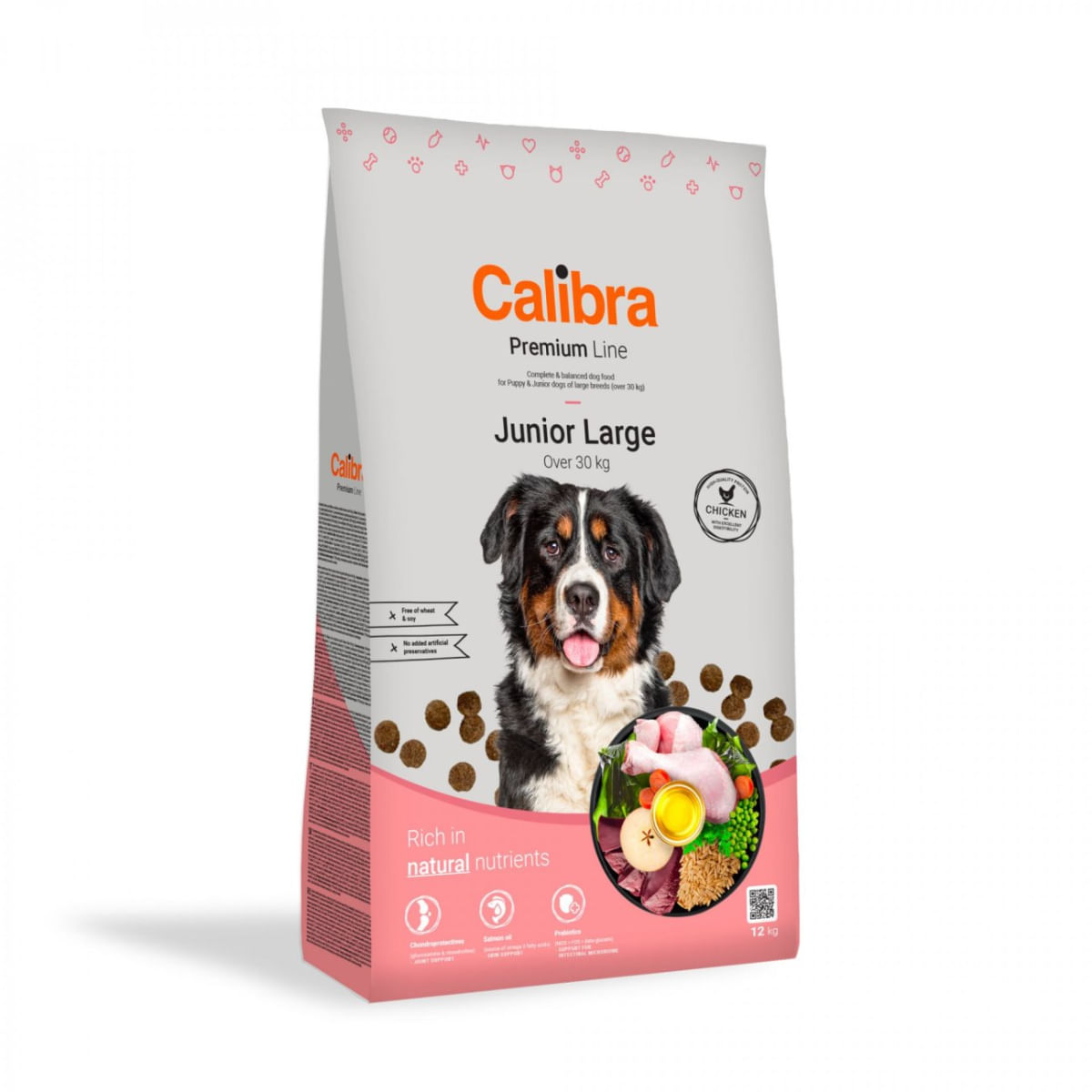 CALIBRA Premium Line Junior Large, L-XL, Pui, hrană uscată câini junior, 12kg - 1 | YEO