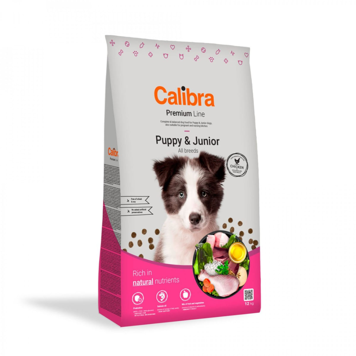 CALIBRA Premium Line Puppy&amp;Junior, XS-XL, Pui, hrană uscată câini junior, 3kg