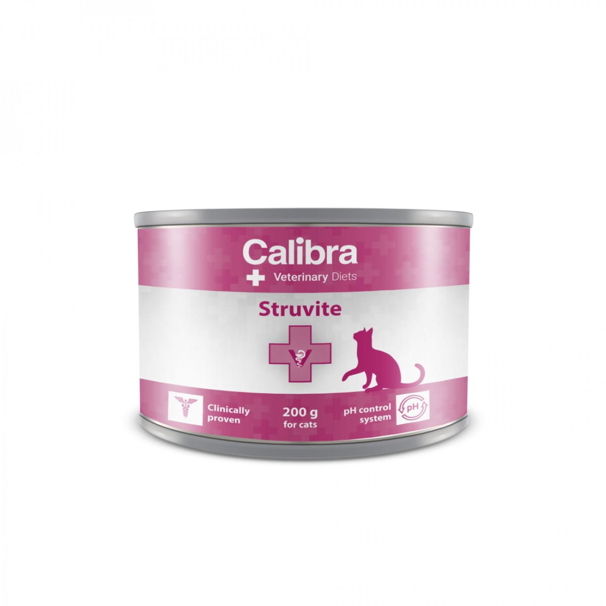 CALIBRA Veterinary Diets Struvite, Pui, dietă veterinară, conservă hrană umedă pisici, sistem urinar, (pate), 200g - 1 | YEO