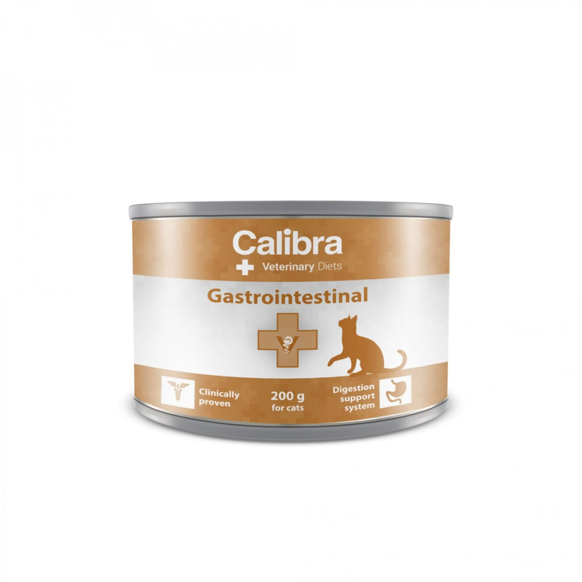 CALIBRA Veterinary Diets Gastrointestinal, Pui, dietă veterinară, conservă hrană umedă pisici, sistem digestiv, (pate), 200g