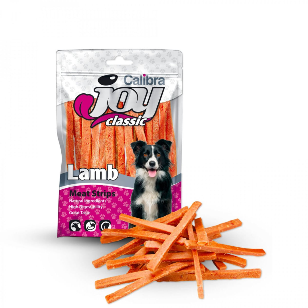 CALIBRA Joy Classic Strips, XS-XL, Miel, punguță recompense câini, 250g - 1 | YEO