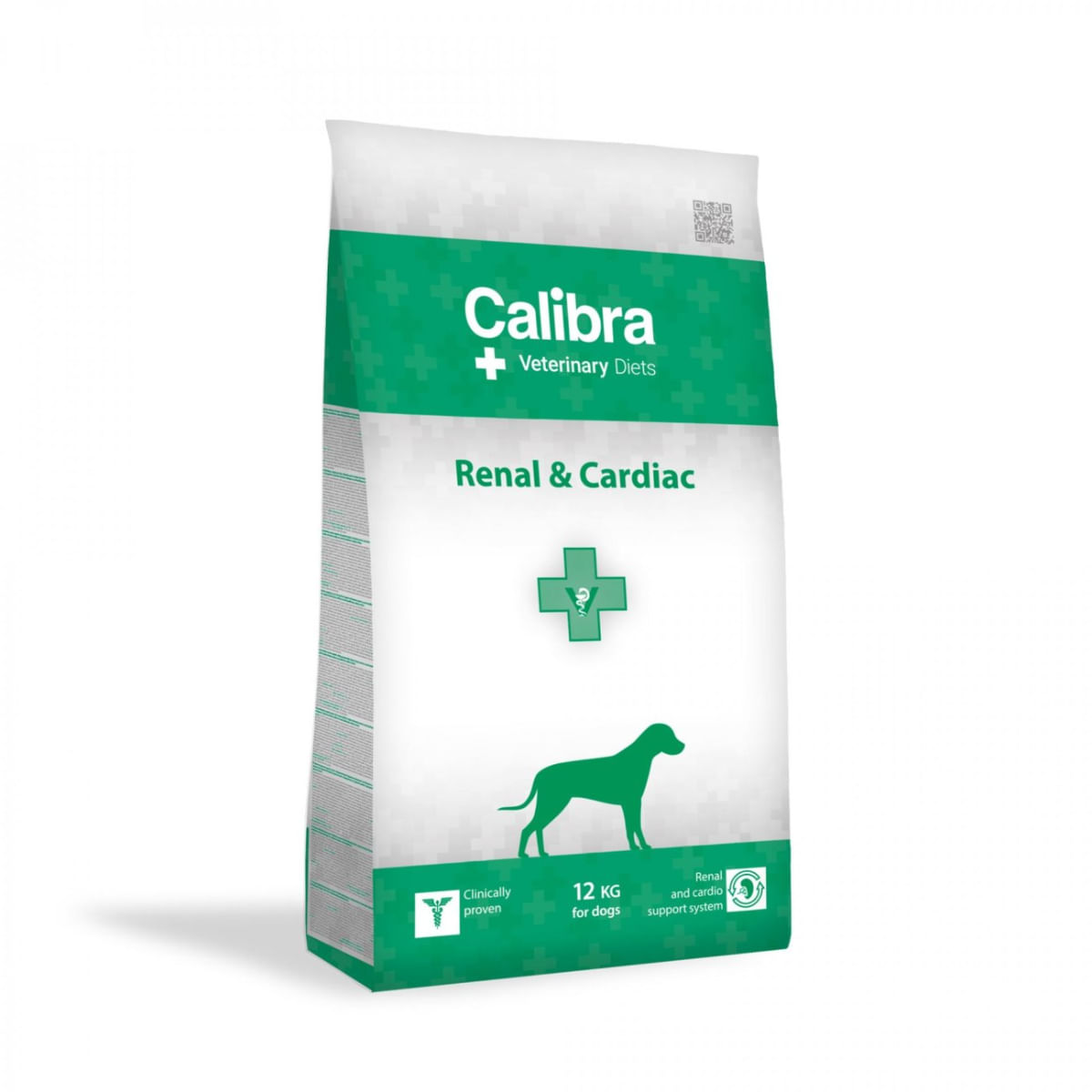 CALIBRA Veterinary Diets Renal&Cardiac, XS-XL, Ou și Pui, dietă veterinară, hrană uscată câini, sistem renal, sistem cardio-vascular, 2kg
