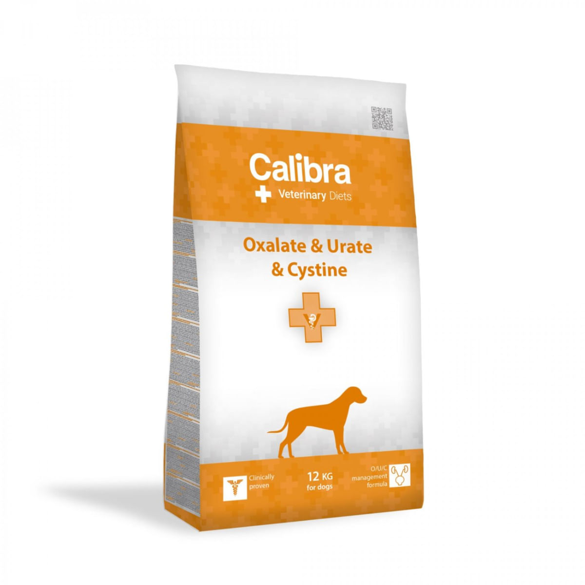 CALIBRA Veterinary Diets Oxalate & Urate & Cystine, XS-XL, Ou, dietă veterinară, hrană uscată câini, sistem urinar, 12kg - 1 | YEO