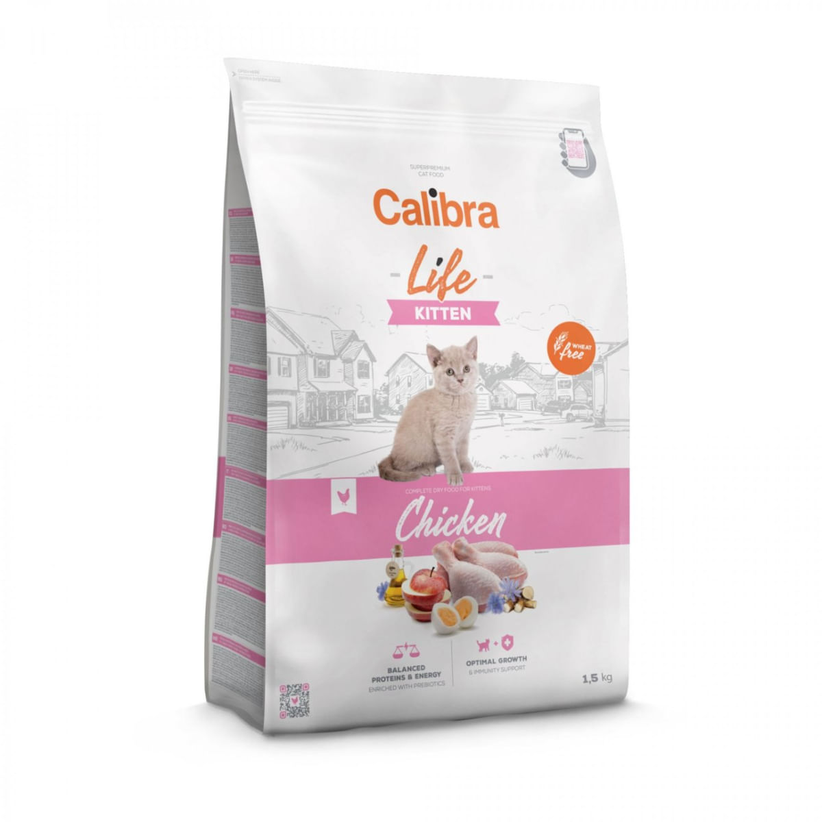 CALIBRA Life Kitten, Pui, hrană uscată pisici junior, 1.5kg - 1 | YEO