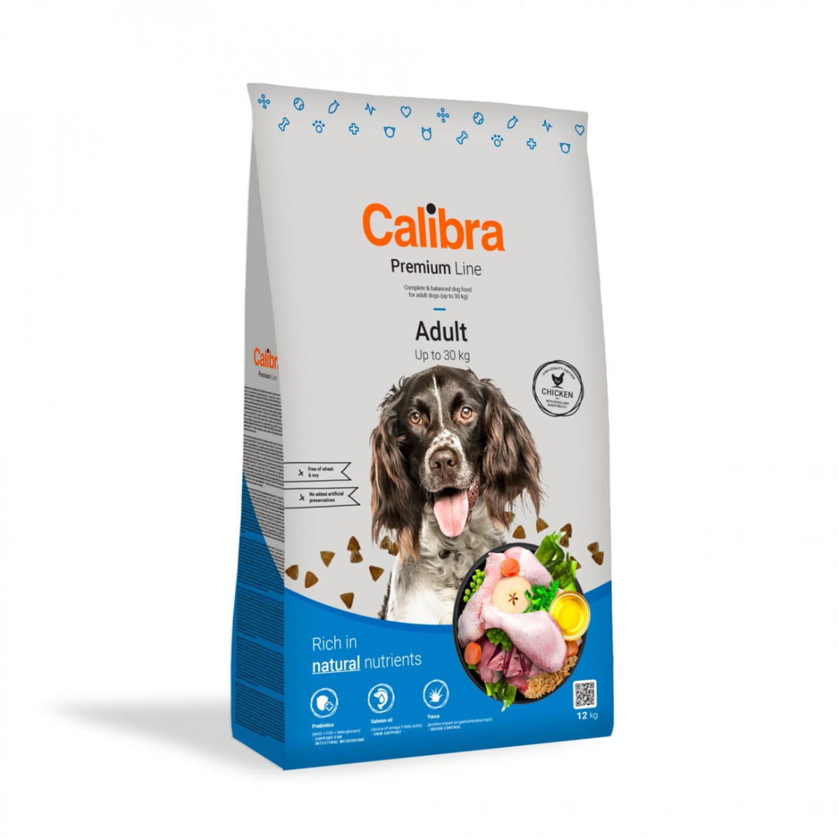 CALIBRA Premium Line Adult Large Breed, L-XL, Pui, hrană uscată câini, 3kg - 1 | YEO