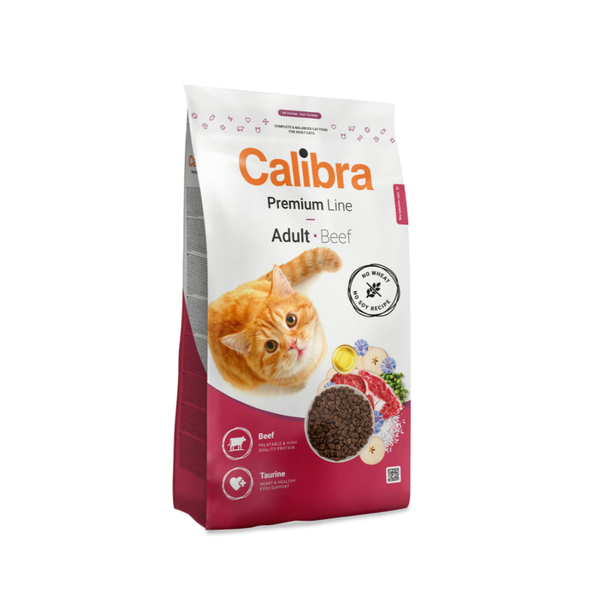 CALIBRA Premium Line, Vită, hrană uscată pisici, 10kg