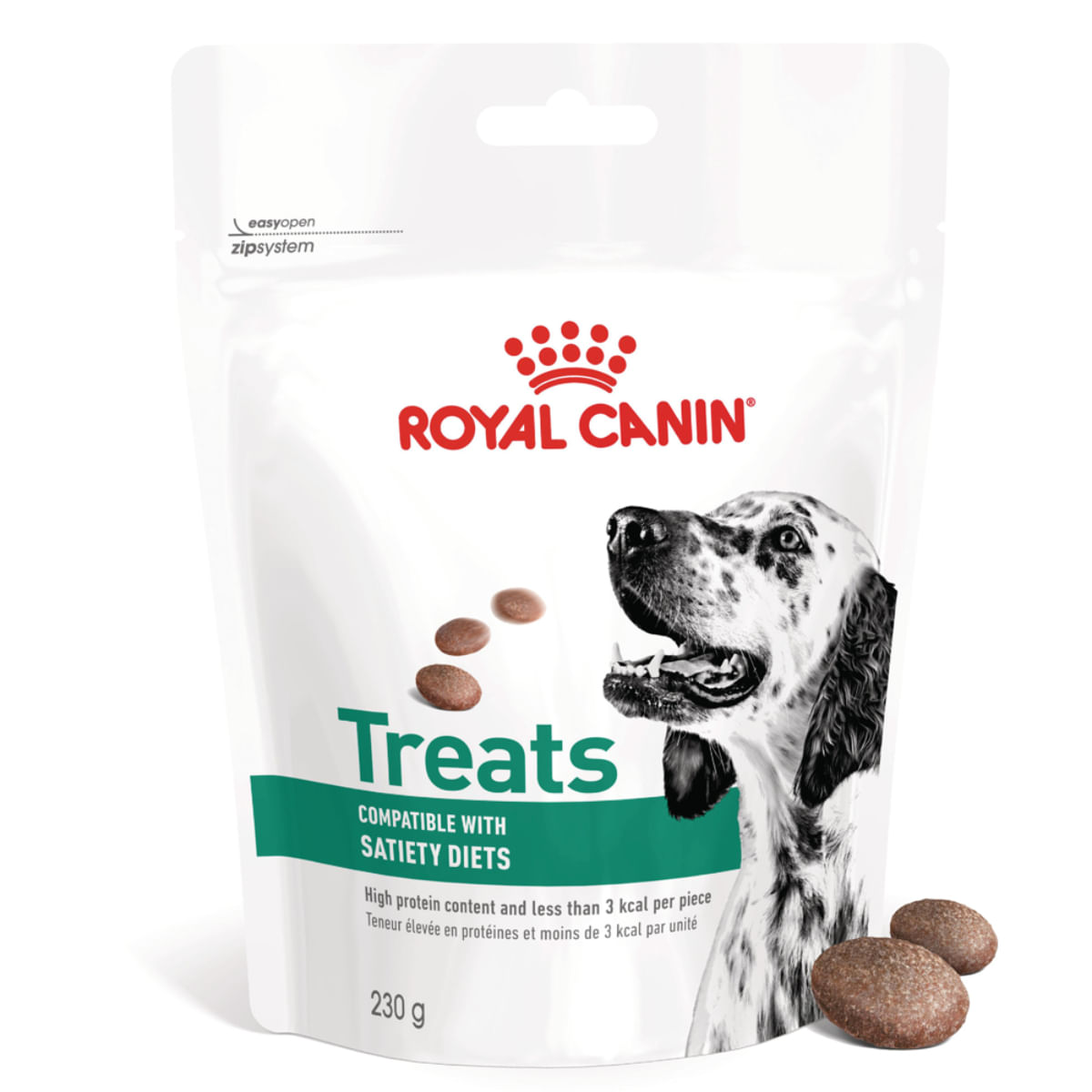 ROYAL CANIN VETERINARY DIET Satiety Treats, punguță recompense funcționale câini, obezitate, 230g - 1 | YEO