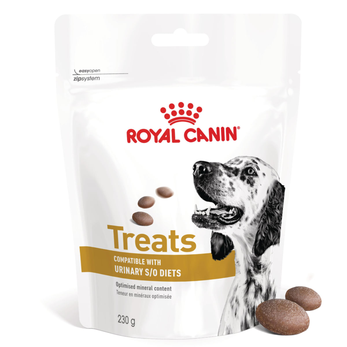 ROYAL CANIN VETERINARY DIET Urinary S/O Treats, punguță recompense funcționale câini, sistem urinar, 230g - 1 | YEO