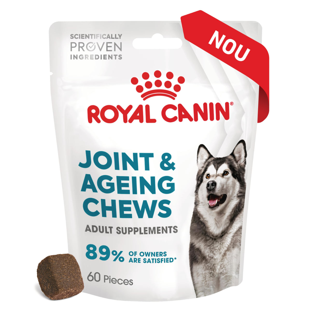 ROYAL CANIN Joint & Ageing Chews Adult Supplements, punguță recompense funcționale câini, sistem articular, 240g - 2 | YEO