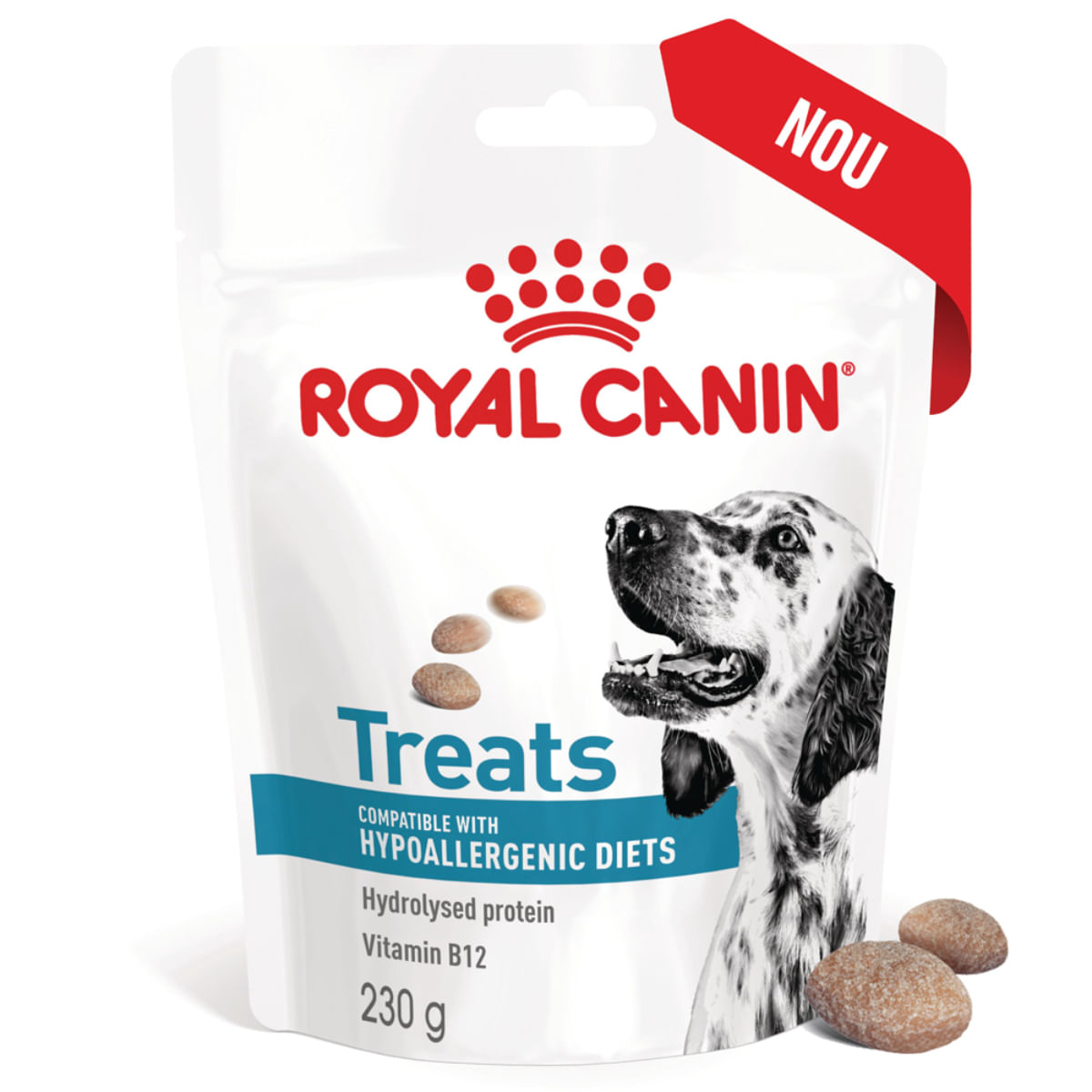 ROYAL CANIN VETERINARY DIET Hypoallergenic Treats, punguță recompense funcționale câini, alergii, 230g - 2 | YEO