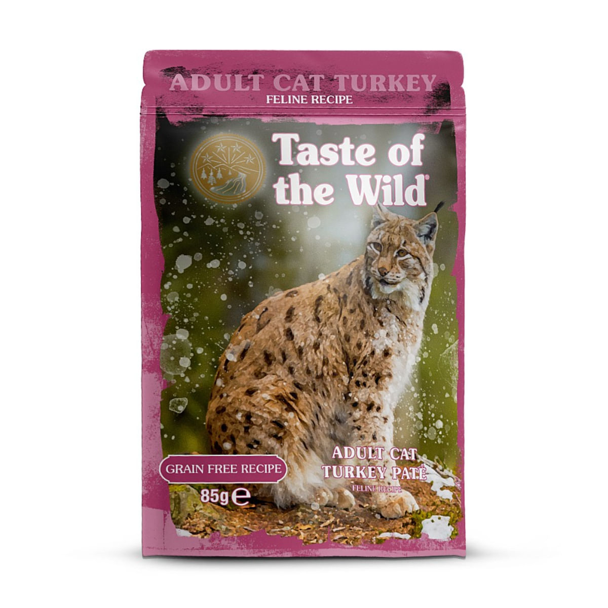 TASTE OF THE WILD, Curcan, plic hrană umedă fără cereale pisici, (pate), 85g - 1 | YEO