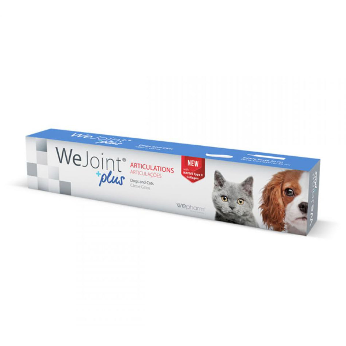 WEPHARM WeJoint Plus Small Breeds & Cats, supliment sistem articular câini, pastă orală WEPHARM WeJoint Plus Small Breeds & Cats, XS-S, supliment sistem articular câini și pisici, flacon cu aplicator, 30ml pastă orală
