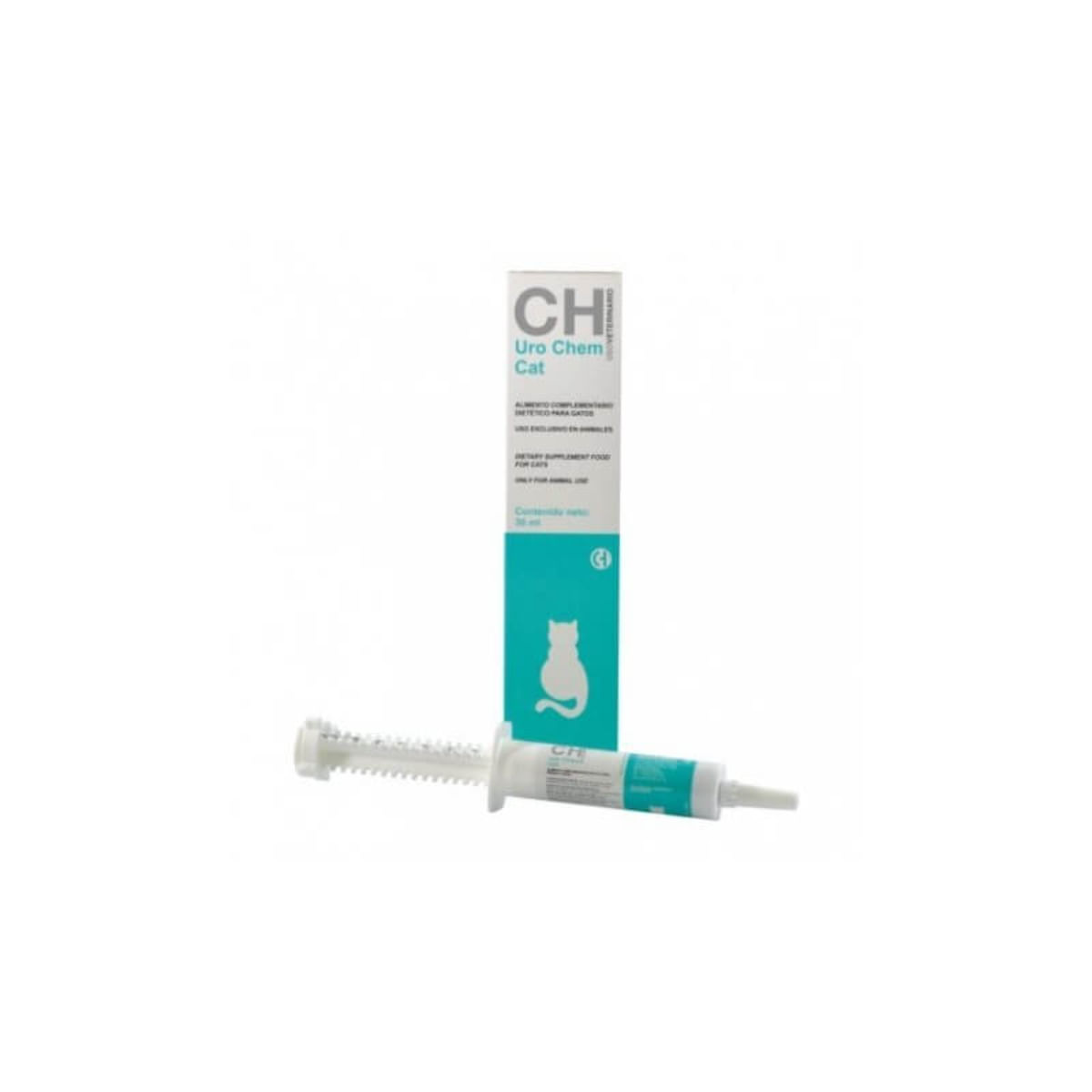 CHEMICAL IBERICA Uro Chem, supliment sistem urinar pisici, pastă orală CHEMICAL IBERICA Uro Chem, supliment sistem urinar pisici, flacon cu aplicator, 30ml pastă orală