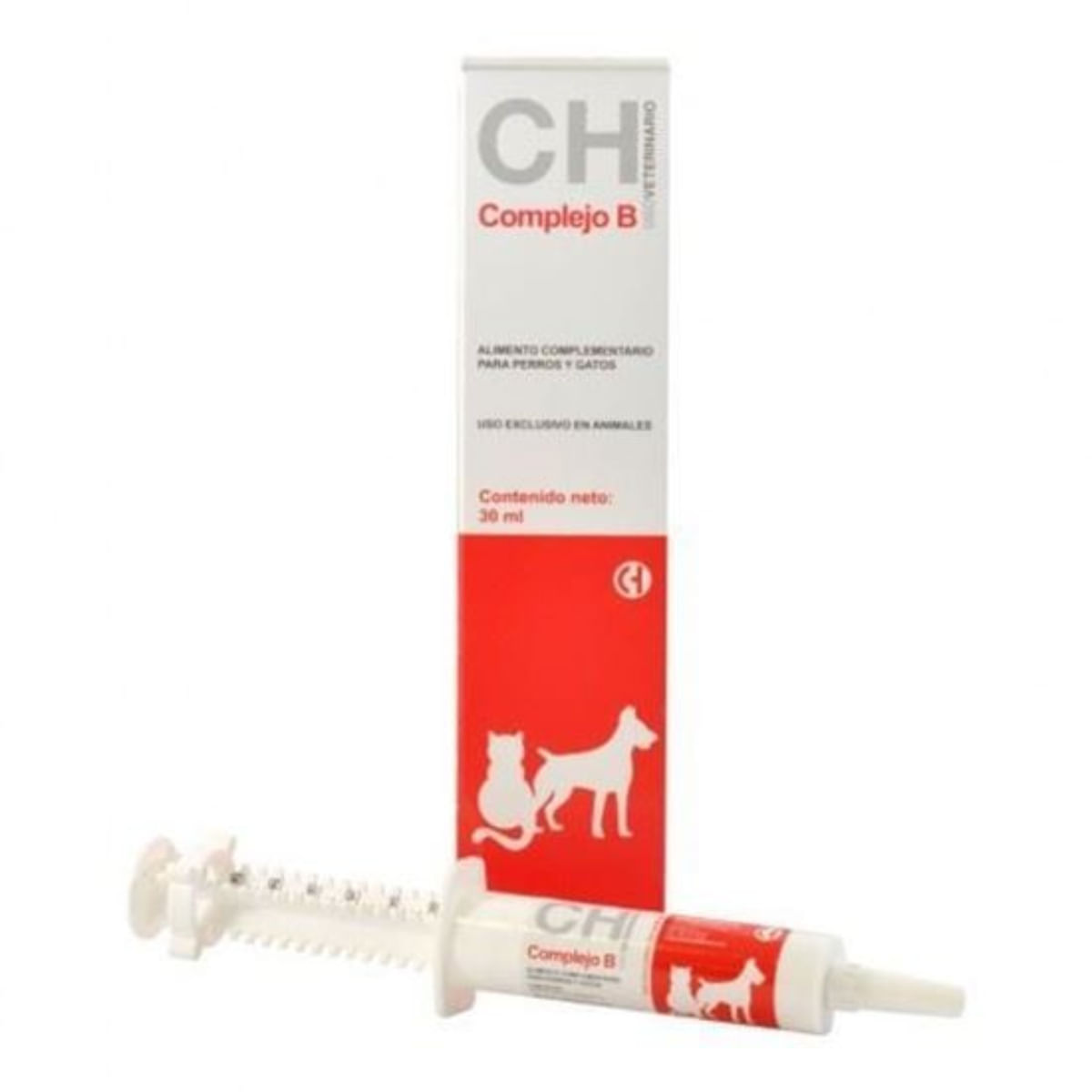 CHEMICAL IBERICA Vitamina B Complex, supliment multivitamine, piele &amp; blană câini, pastă orală CHEMICAL IBERICA Vitamina B Complex, XS-XL, supliment multivitamine, piele &amp; blană câini și pisici, seringă gradată, 30ml pastă orală