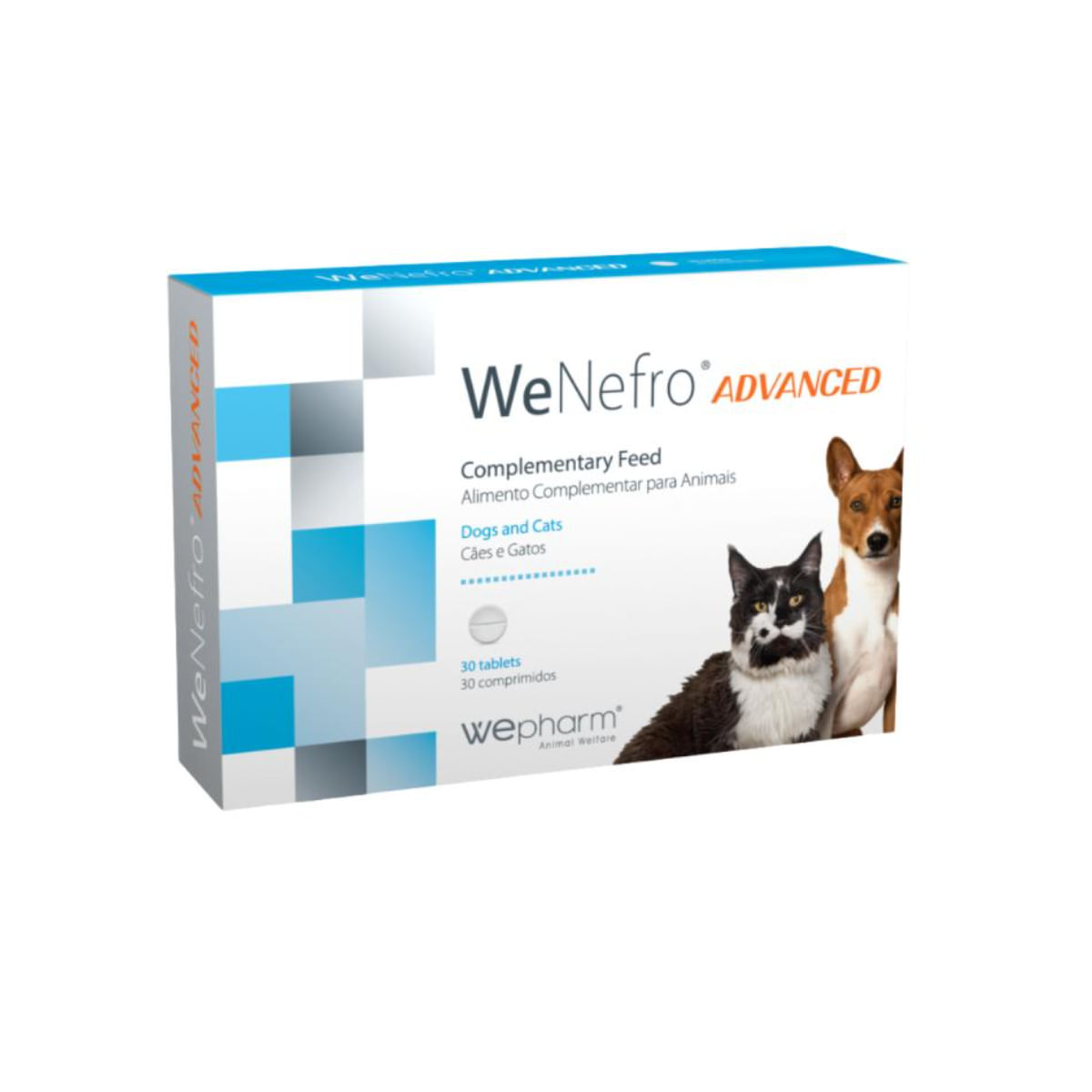 WEPHARM WeNefro Advanced, supliment sistem renal câini, comprimate WEPHARM WeNefro Advanced, XS-XL, supliment sistem renal câini și pisici, flacon, 30 comprimate - 1 | YEO