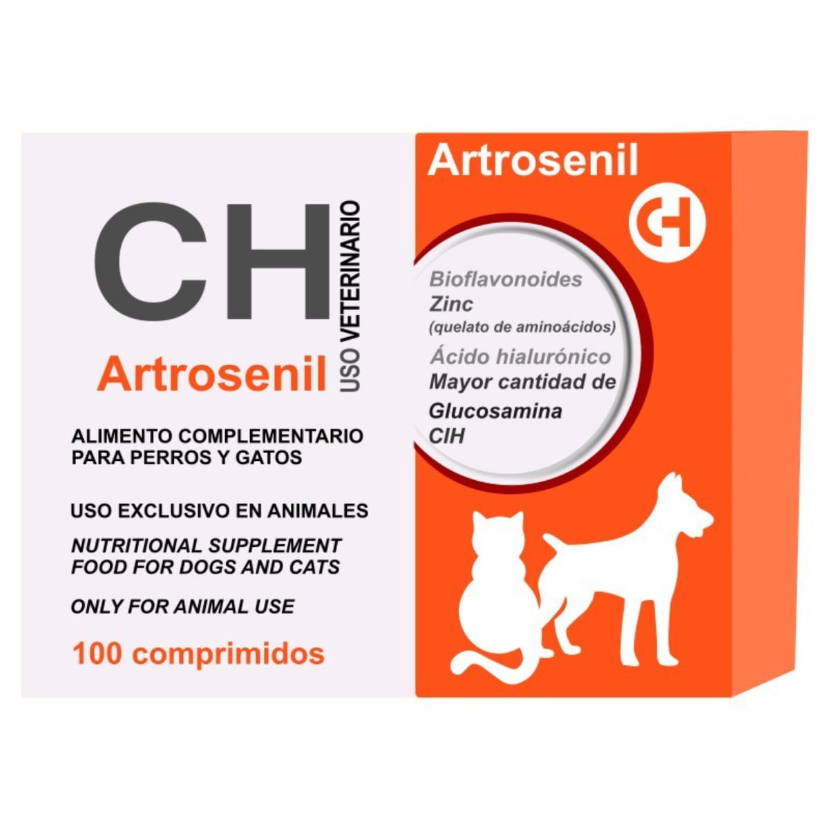 CHEMICAL IBERICA Artrosenil, supliment sistem articular câini, comprimate CHEMICAL IBERICA Artrosenil, XS-XL, supliment sistem articular câini și pisici, cutie, 100 comprimate