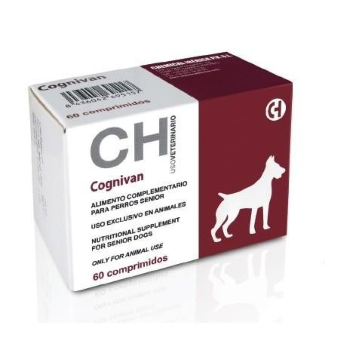 CHEMICAL IBERICA Cognivan Neuroprotect Senior, supliment sistem nervos & calmante câini senior, comprimate CHEMICAL IBERICA Cognivan Neuroprotect Senior, XS-XL, supliment sistem nervos & calmante câini senior, cutie, 60 comprimate - 1 | YEO