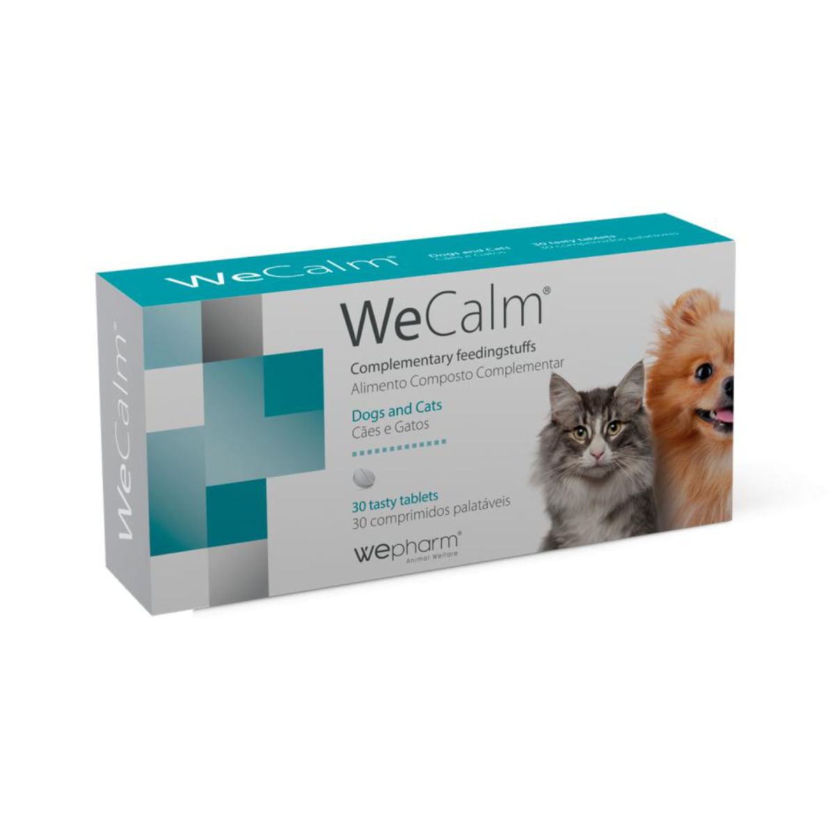 WEPHARM WeCalm, supliment sistem nervos &amp; calmante câini, comprimate WEPHARM WeCalm, XS-XL, supliment sistem nervos &amp; calmante câini și pisici, flacon, 30 comprimate