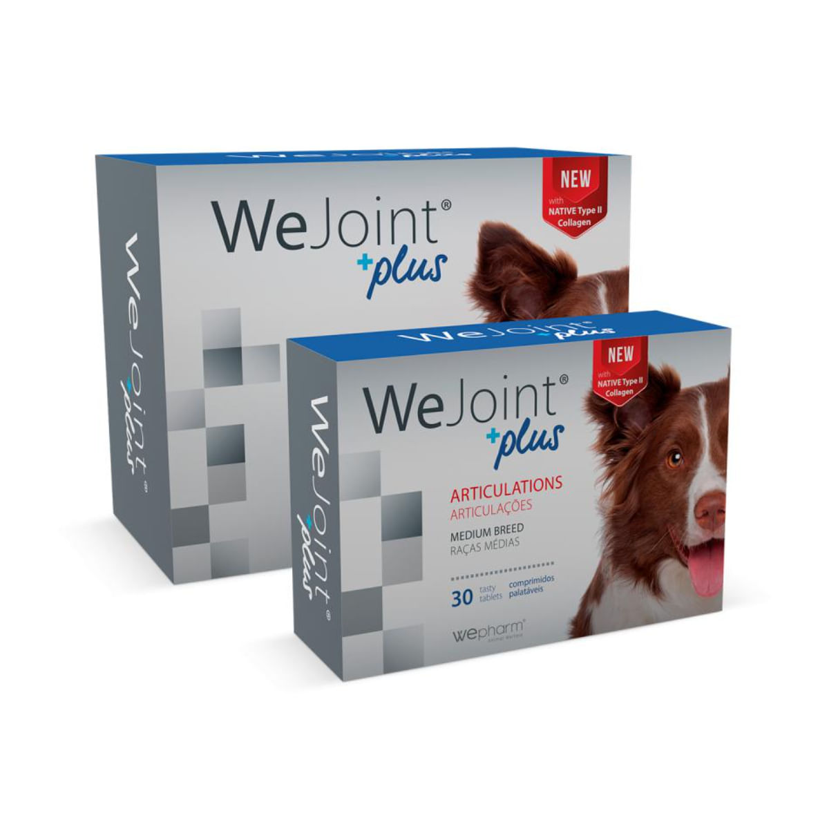 WEPHARM WeJoint Plus Medium Breeds, supliment sistem articular câini, comprimate WEPHARM WeJoint Plus Medium Breeds, M, supliment sistem articular câini, flacon, 30 comprimate