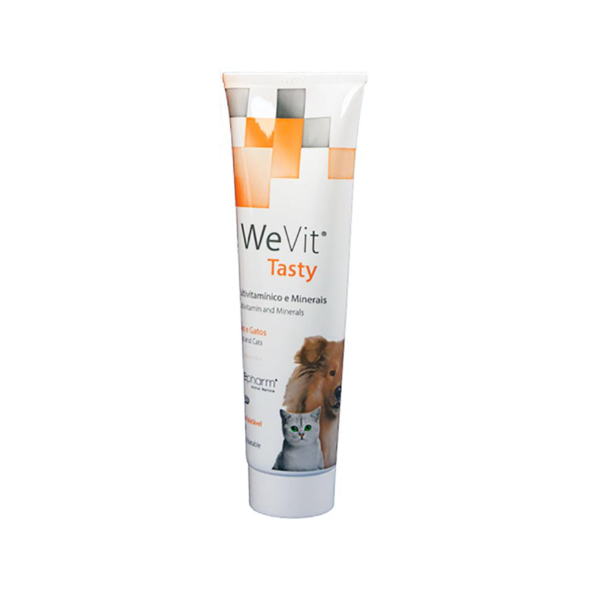 WEPHARM WeVit Tasty, supliment multivitamine câini, pastă orală WEPHARM WeVit Tasty, XS-XL, supliment multivitamine câini și pisici, flacon, 100g pastă orală
