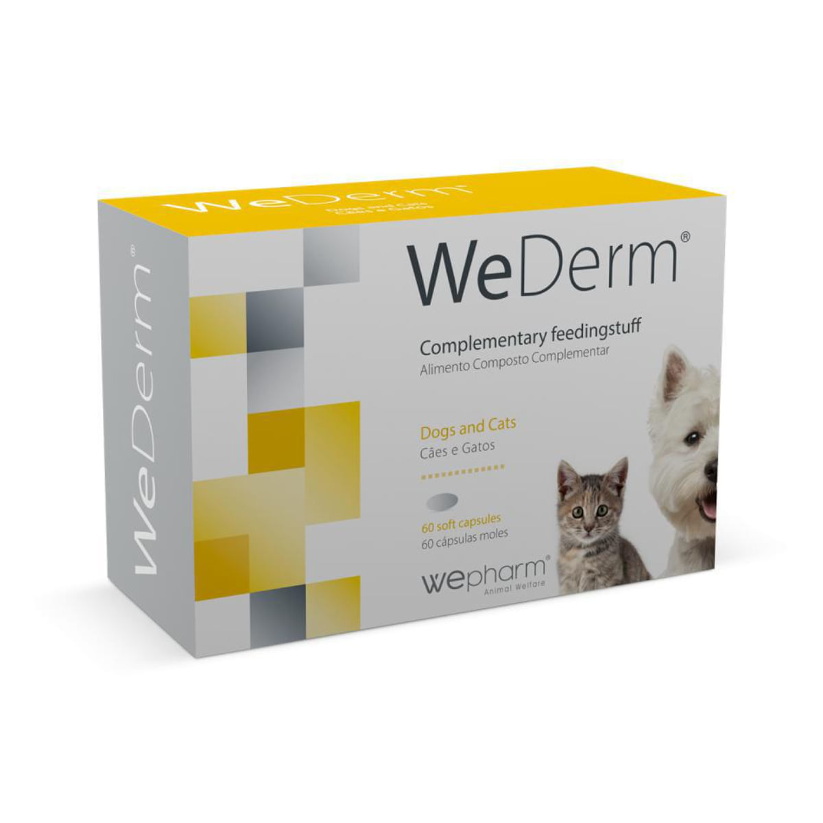 WEPHARM WeDerm, supliment piele & blană câini, capsule WEPHARM WeDerm, XS-XL, supliment piele & blană câini, flacon, 240 capsule