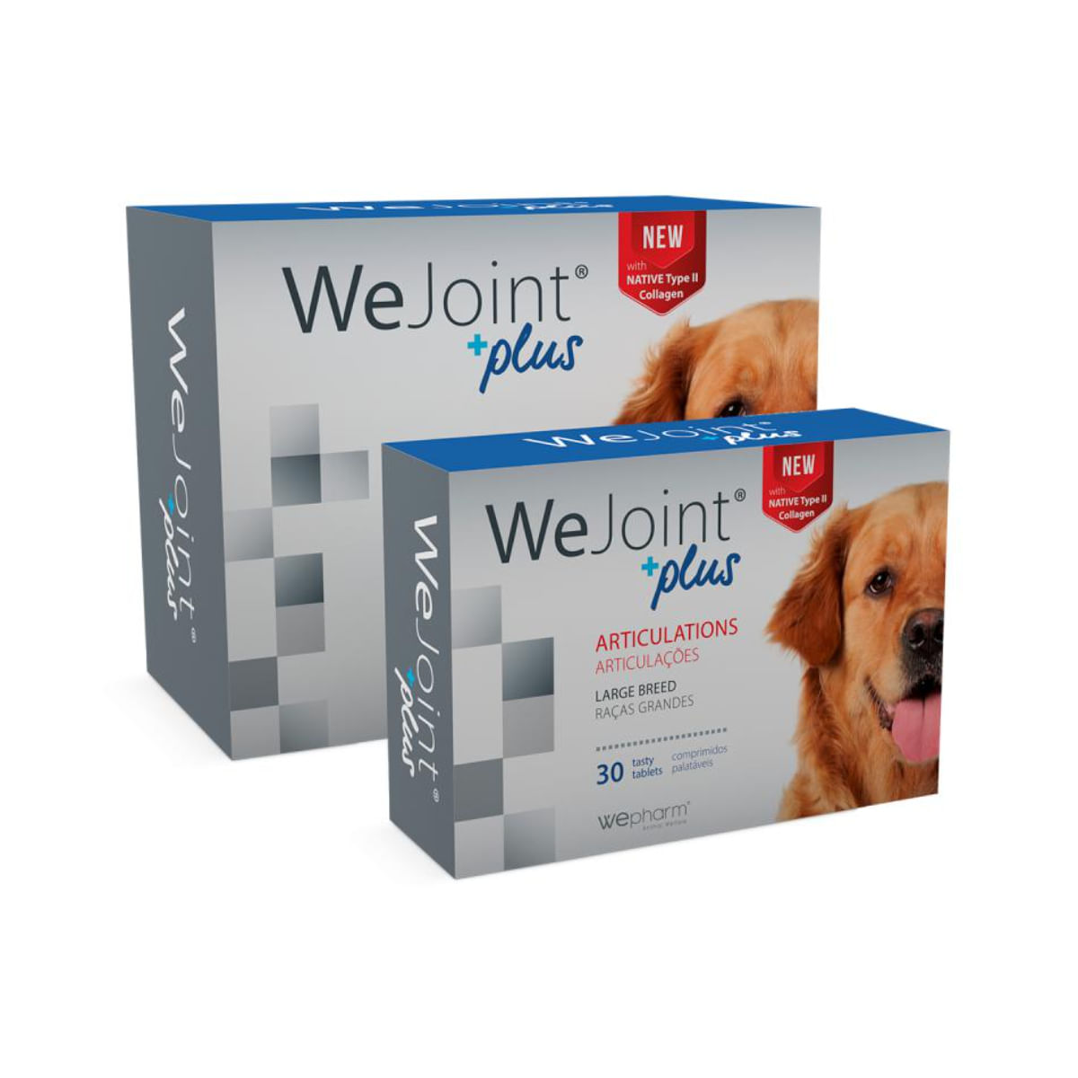 WEPHARM WeJoint Plus Large Breeds, supliment sistem articular câini, comprimate WEPHARM WeJoint Plus Large Breeds, L-XL, supliment sistem articular câini, flacon, 30 comprimate - 2 | YEO