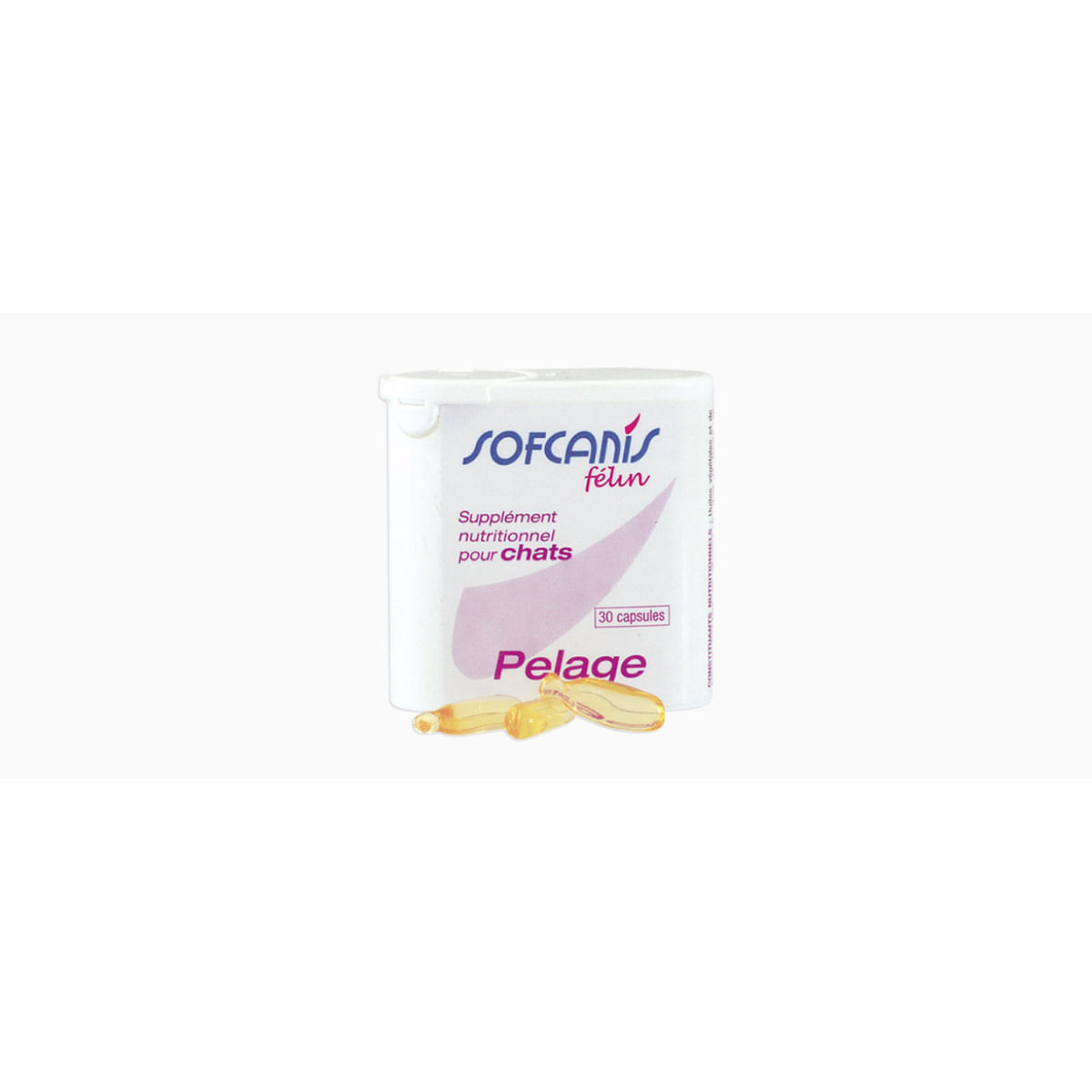 SOFCANIS Pelage, supliment piele & blană pisici, capsule SOFCANIS Pelage, supliment piele & blană pisici, flacon, 30 capsule