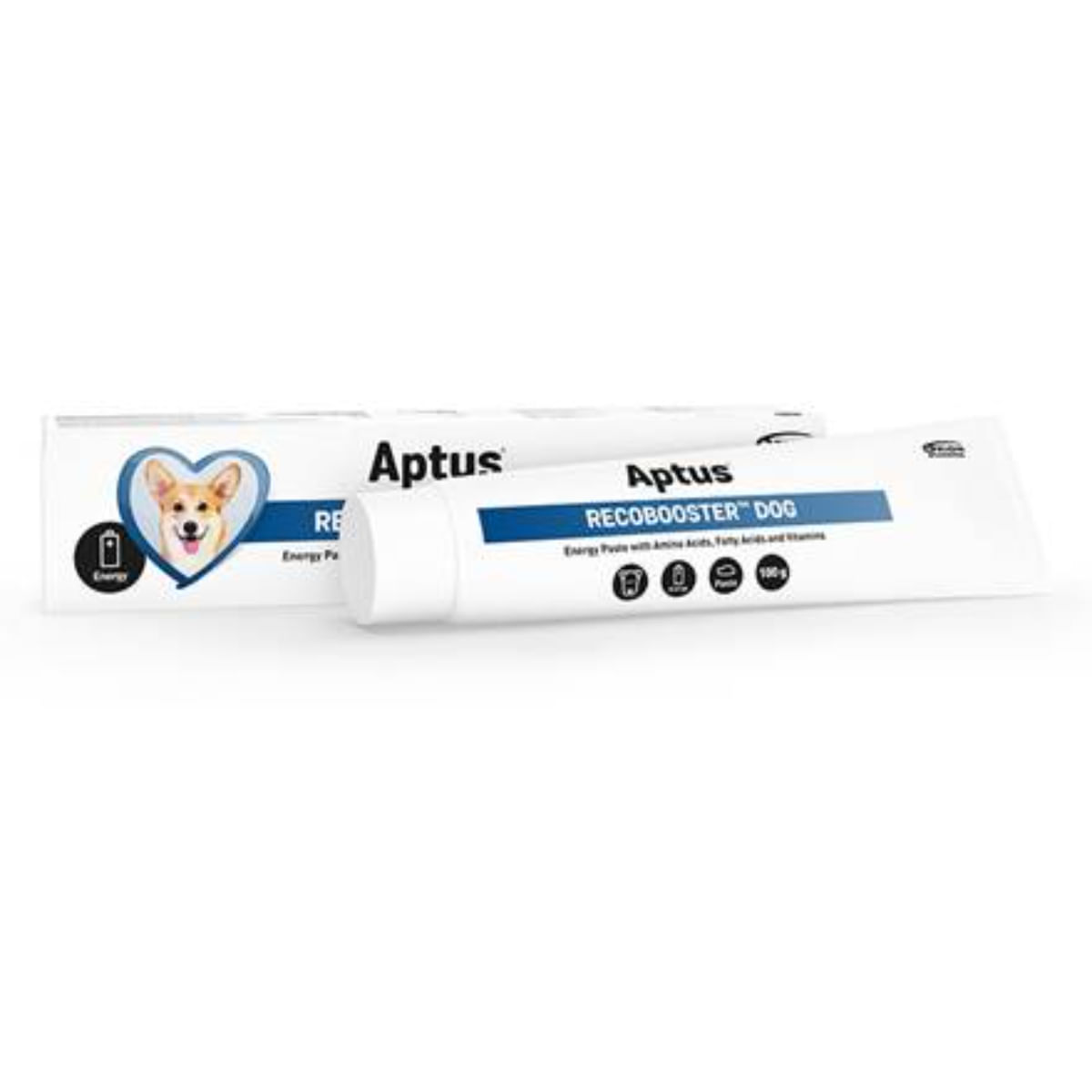 APTUS Recobooster, supliment activitate intensă câini, pastă orală APTUS Recobooster, XS-XL, supliment activitate intensă câini, tub, 100g pastă orală
