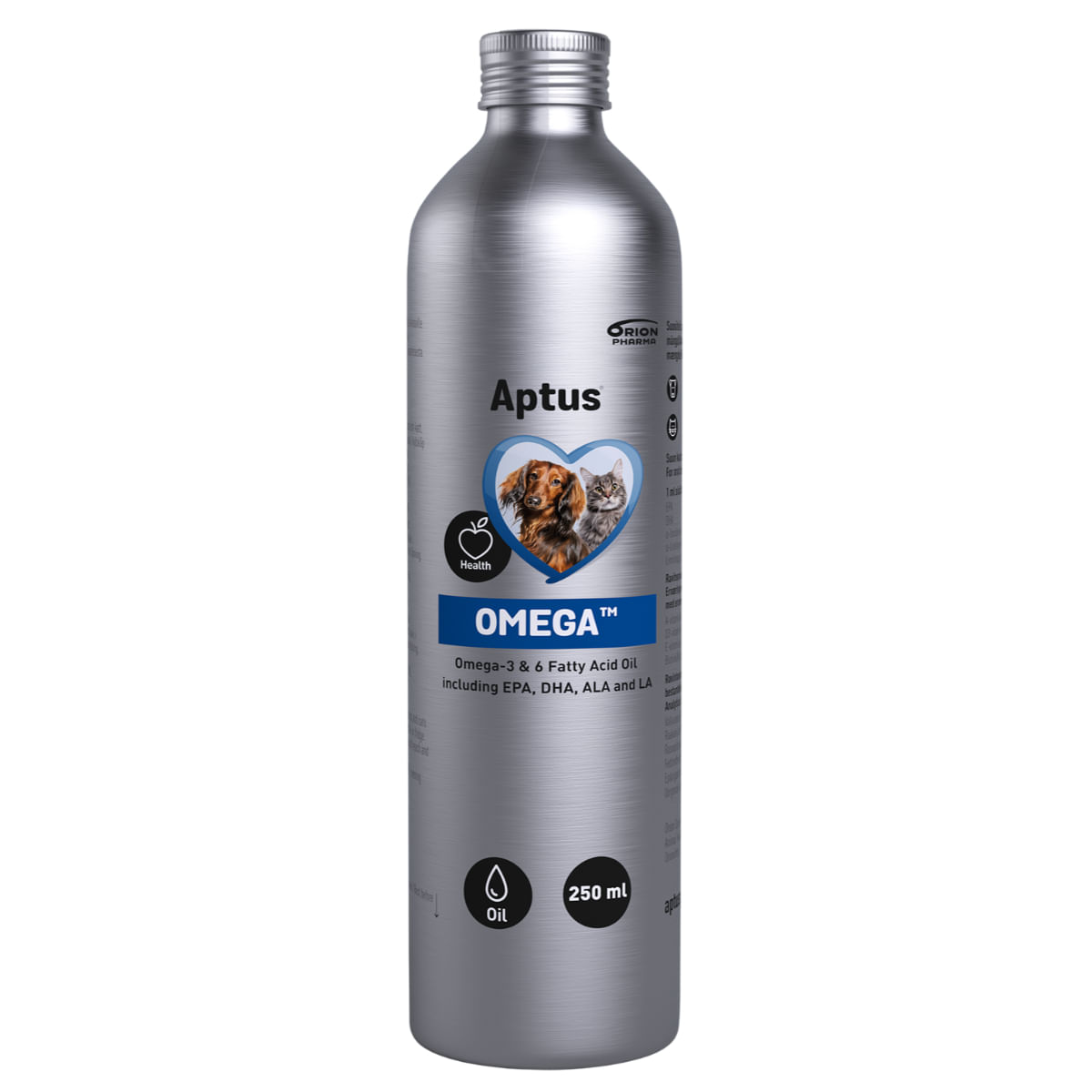 APTUS Omega, supliment piele & blană câini, ulei APTUS Omega, XS-XL, supliment piele & blană câini și pisici, flacon, 250ml ulei