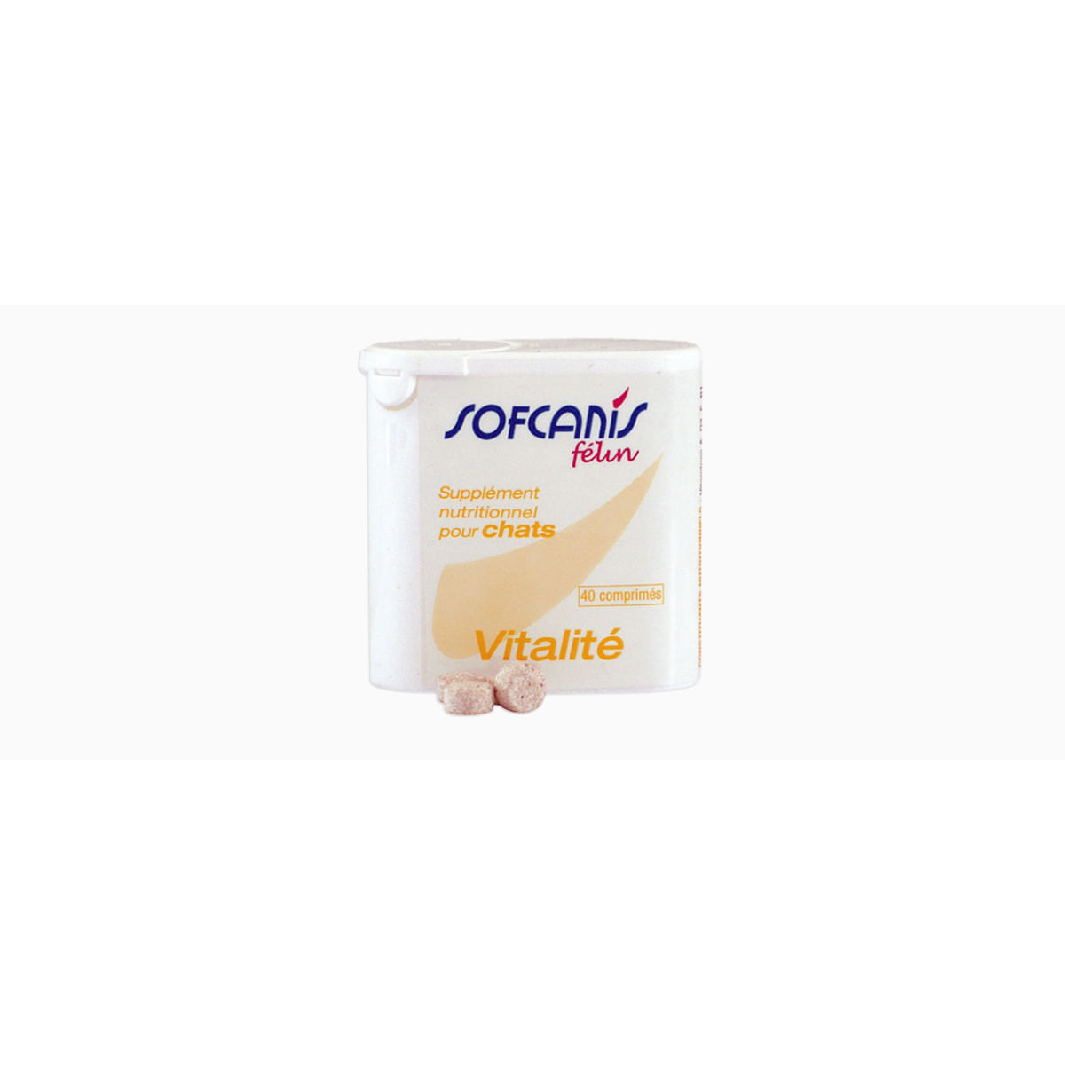 SOFCANIS Vitalite, supliment multivitamine pisici junior & adult, comprimate SOFCANIS Vitalite, supliment multivitamine pisici junior & adult, flacon, 40 comprimate