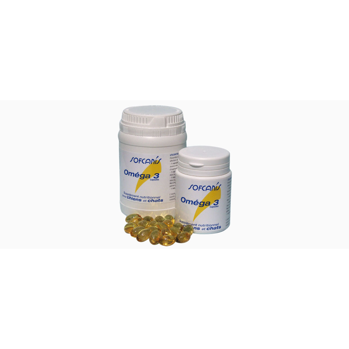 SOFCANIS Omega 3, supliment sistem cardio-vascular, convalescență câini, capsule SOFCANIS Omega 3, XS-XL, supliment sistem cardio-vascular, convalescență câini și pisici, flacon, 50 capsule