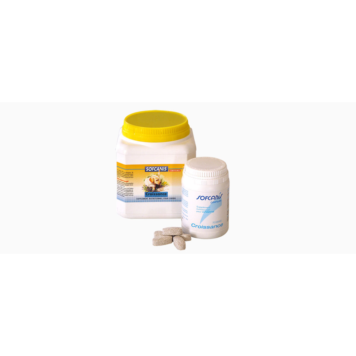 SOFCANIS Croissance, supliment sistem osos câini junior, comprimate SOFCANIS Croissance, XS-XL, supliment sistem osos câini junior, flacon, 50 comprimate