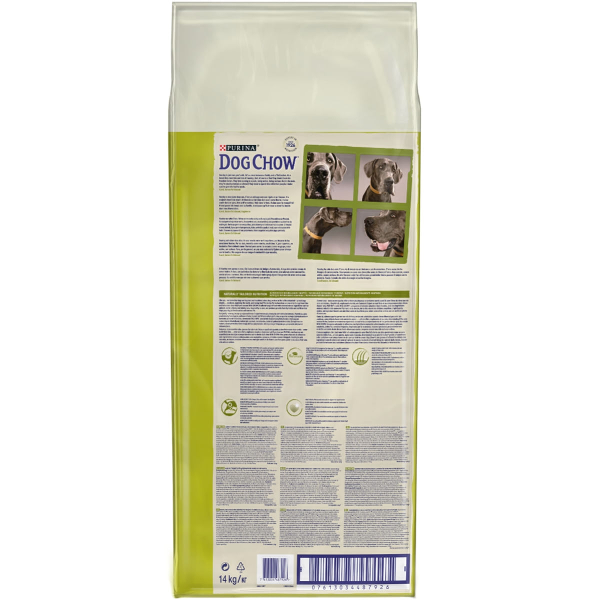 PURINA Dog Chow Adult L-XL, Curcan, hrană uscată câini, 14kg