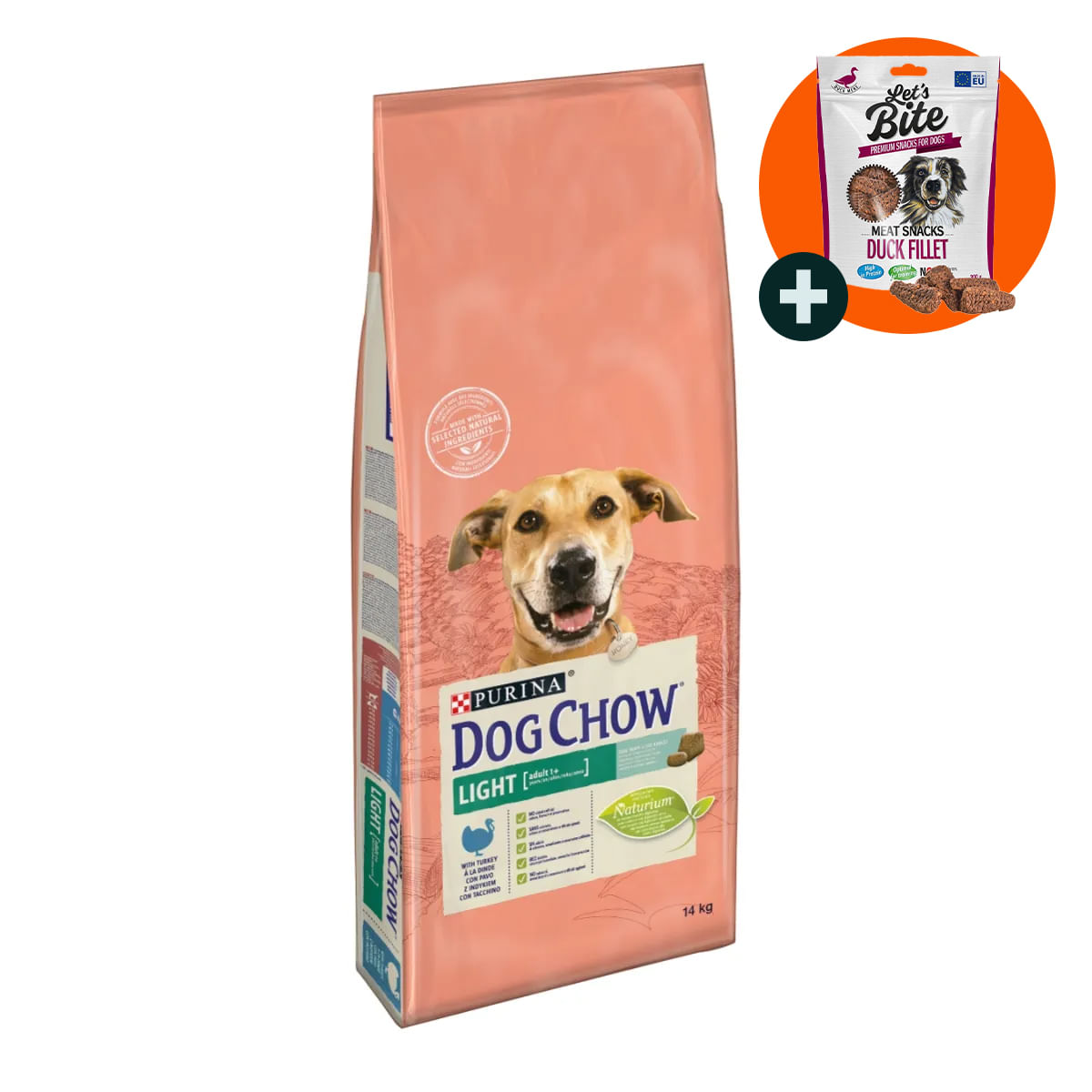 PURINA Dog Chow Adult Light, Curcan, hrană uscată câini, managementul greutății, 14kg - 1 | YEO