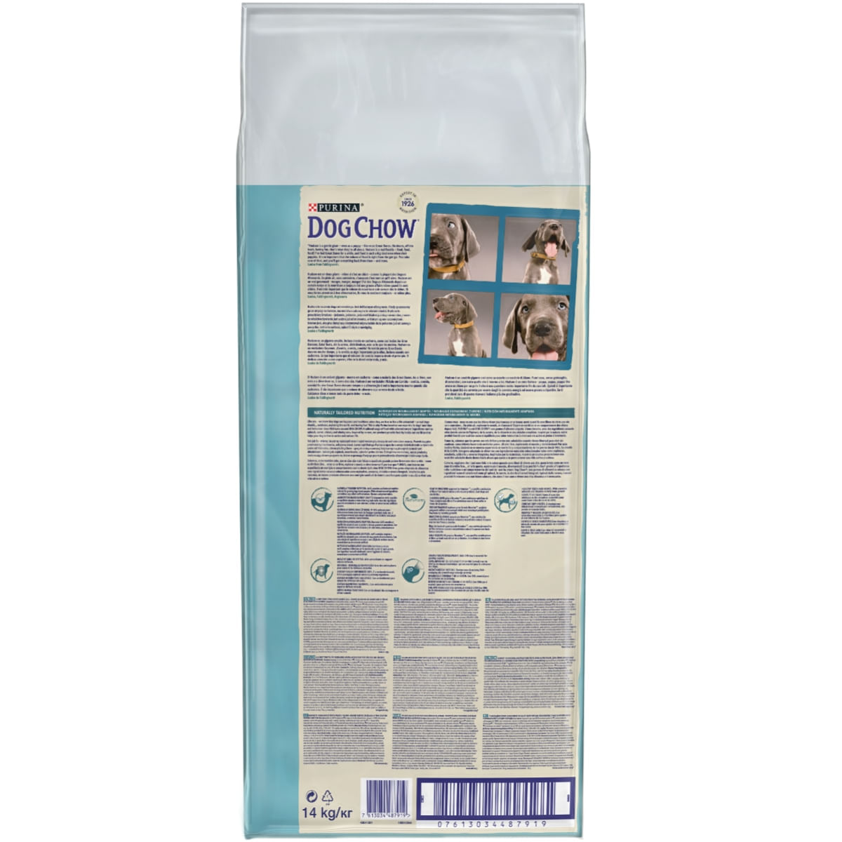 PURINA Dog Chow Puppy L-XL, Curcan, hrană uscată câini junior, 14kg