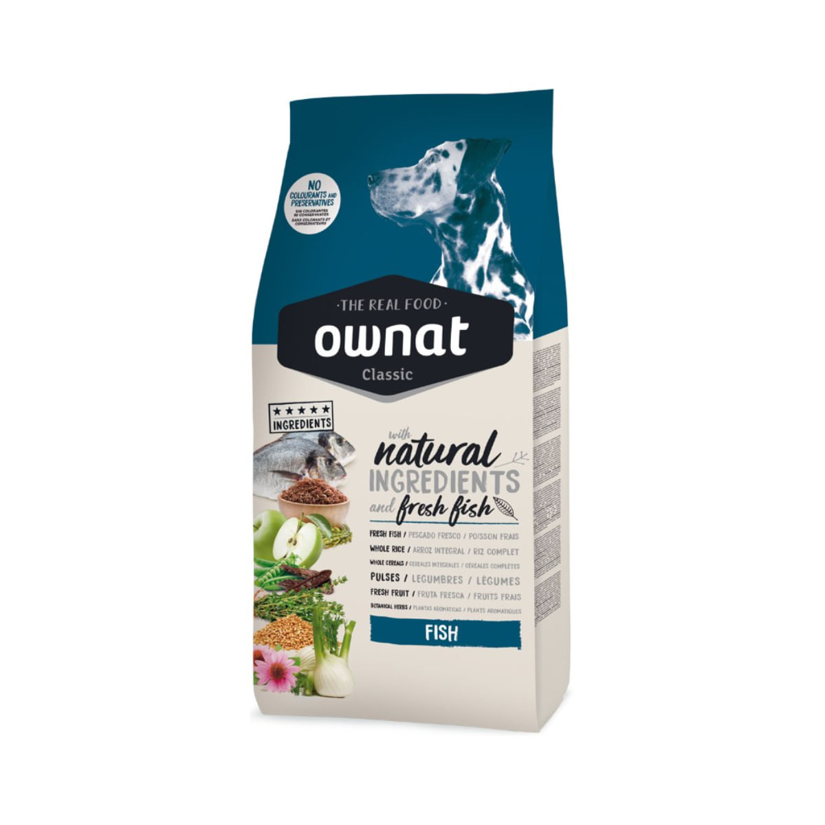 OWNAT Classic, XS-XL, Pește și Mere, hrană uscată câini, 20kg - 1 | YEO