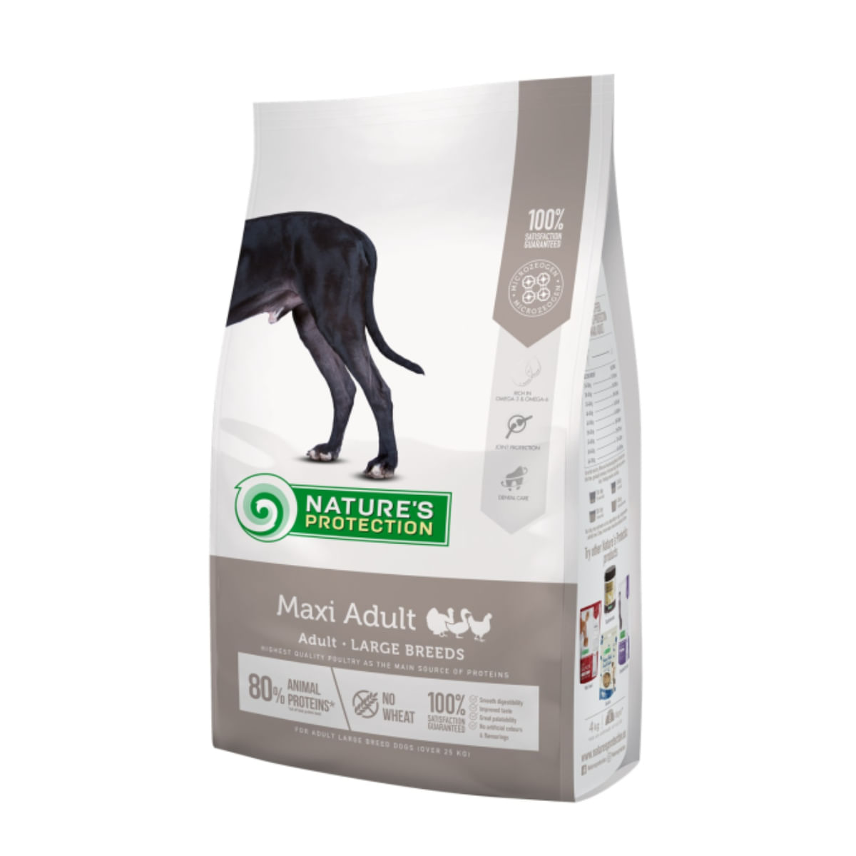 NATURES PROTECTION Maxi Adult, L-XL, Pui, hrană uscată câini, 18kg